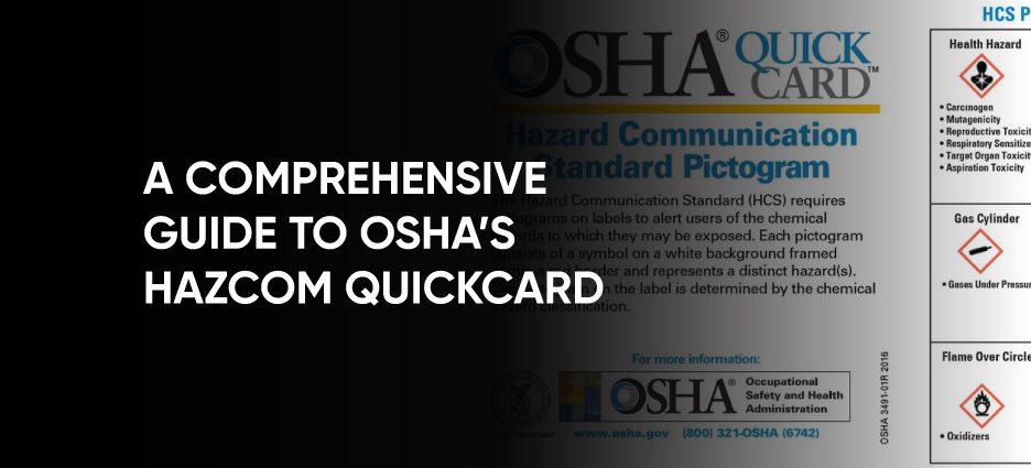 A comprehensive HAZCOM Quickcard