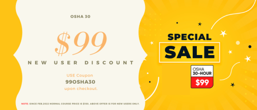 Get OSHA 30 on $99 now